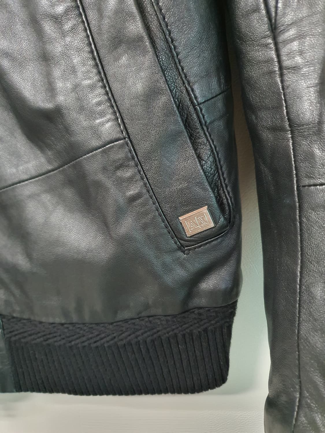 아르마니 가죽봄버 상품이미지3