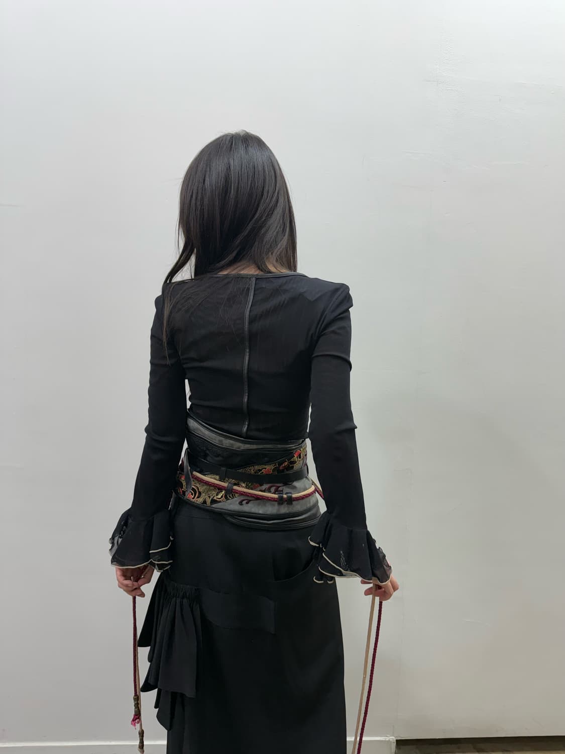 큐티 플래시 오비 디자인 코르셋 상품이미지7