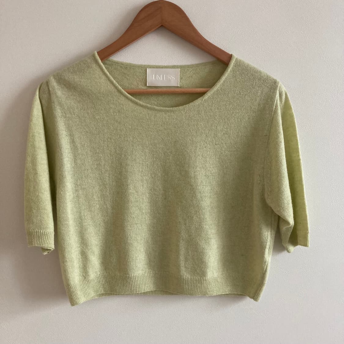 언레스 unless 니트 반팔 상품이미지6