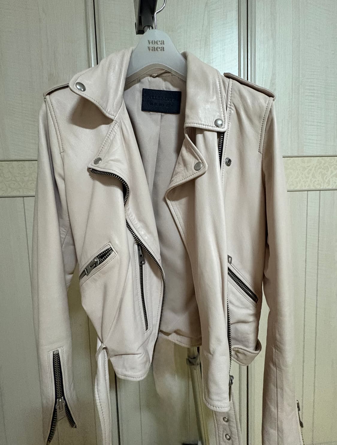 올세인츠 발펀 라이더쟈켓 베이비핑크 55(uk10) 상품이미지1