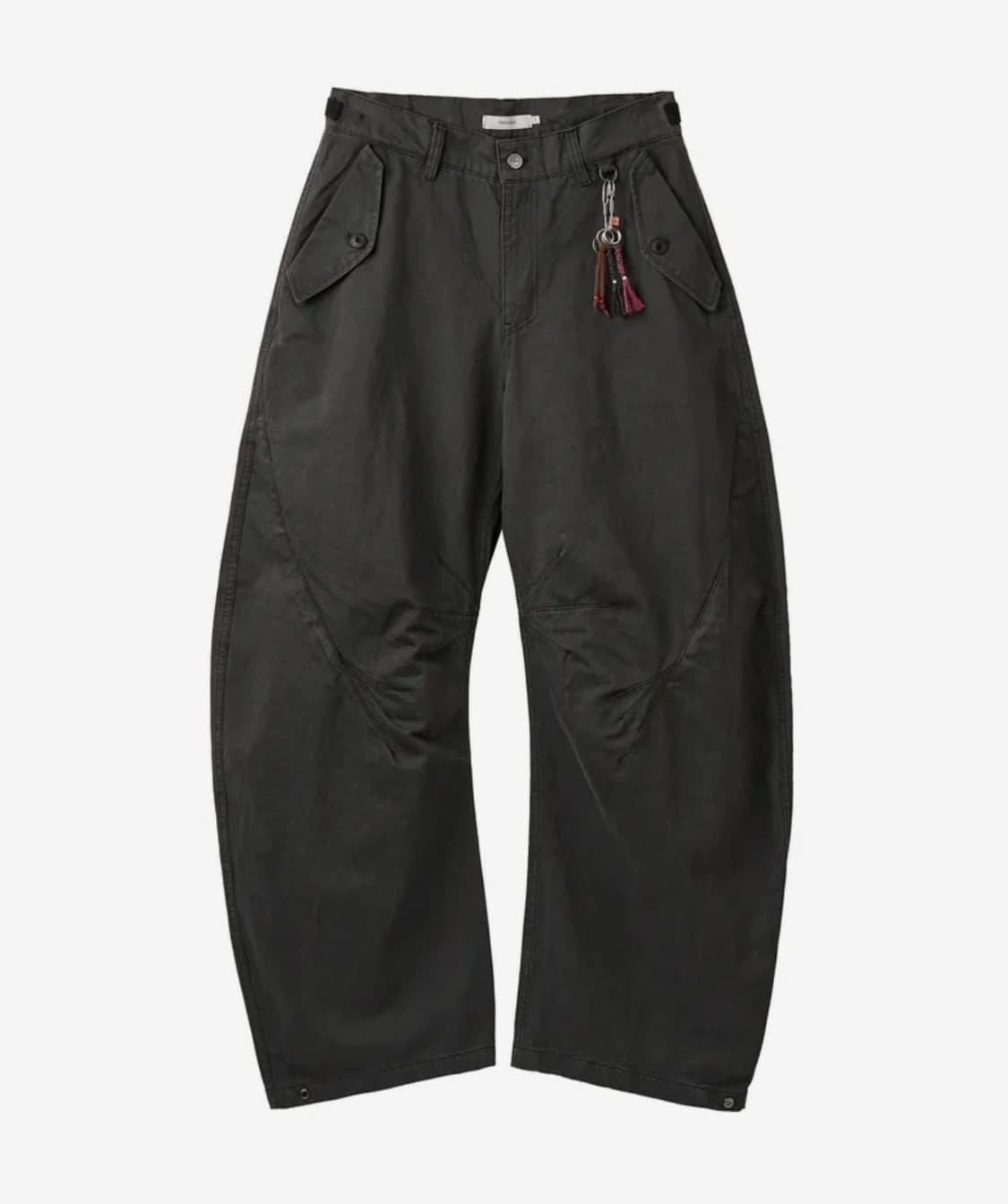 아르반 트리플 리프 커브드 팬츠 차콜 상품이미지1