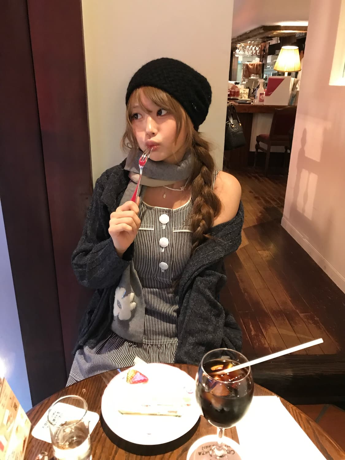 버버리 스트라이프 원피스 도트 패딩 니혼진 코디세트 상품이미지2