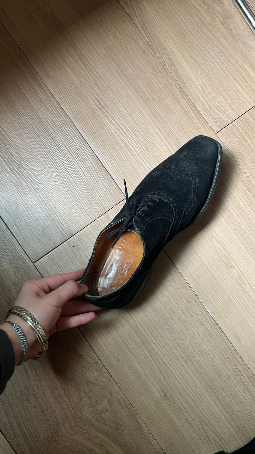 hermes 00’s suade wing tip oxford 상품이미지2