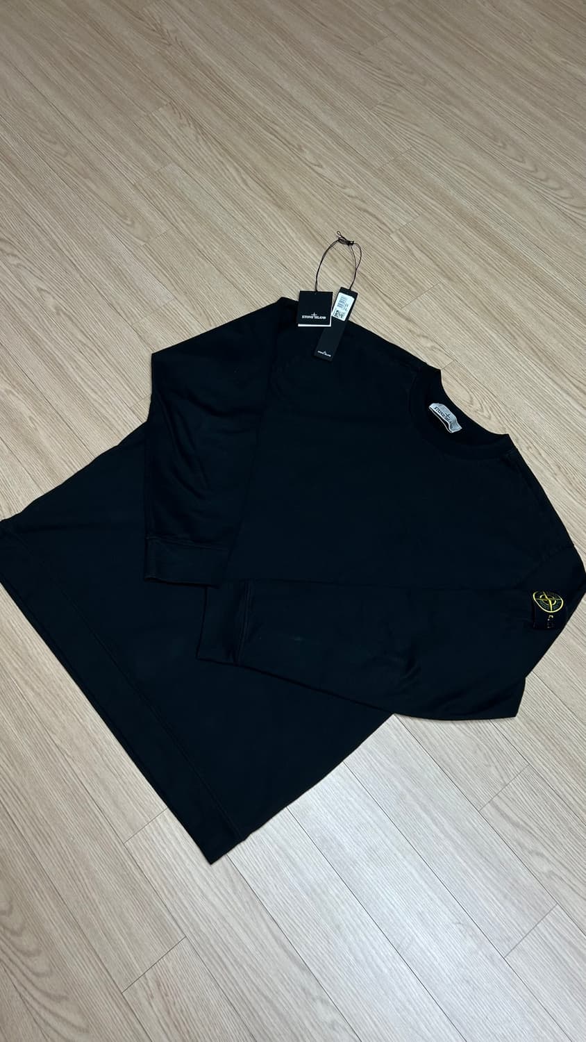 [XL] 스톤아일랜드 맨투맨 블랙 상품이미지2