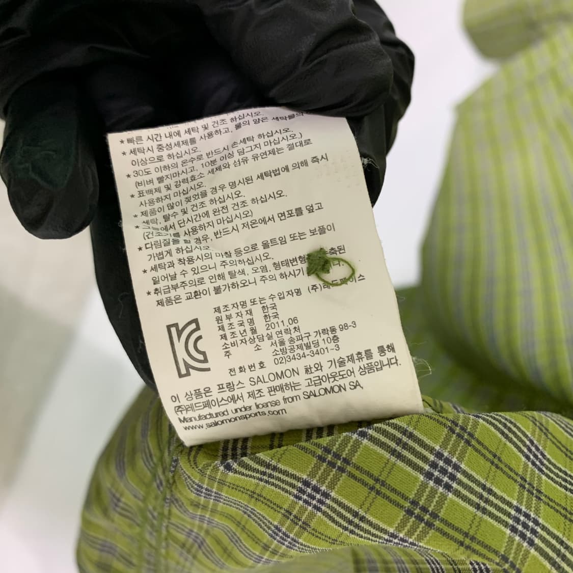 살로몬 바람막이 체크 셔츠 정품 빈티지 y2k 00s 스트릿빈티지 XL 상품이미지6