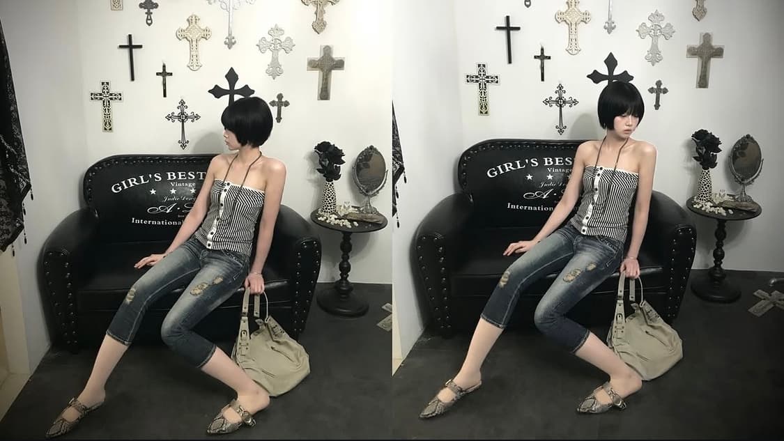 Studs detailed capri pants 카프리 팬츠 상품이미지7