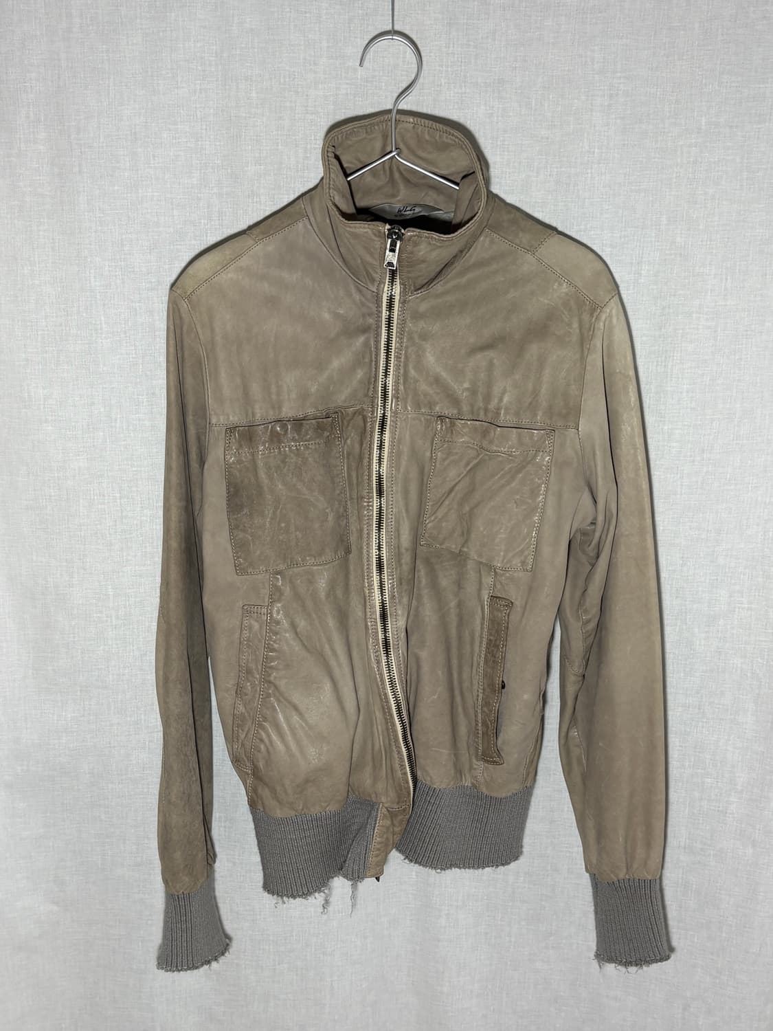 [52] WLG by 조르지오 브라토 램 레더 재킷 상품이미지3