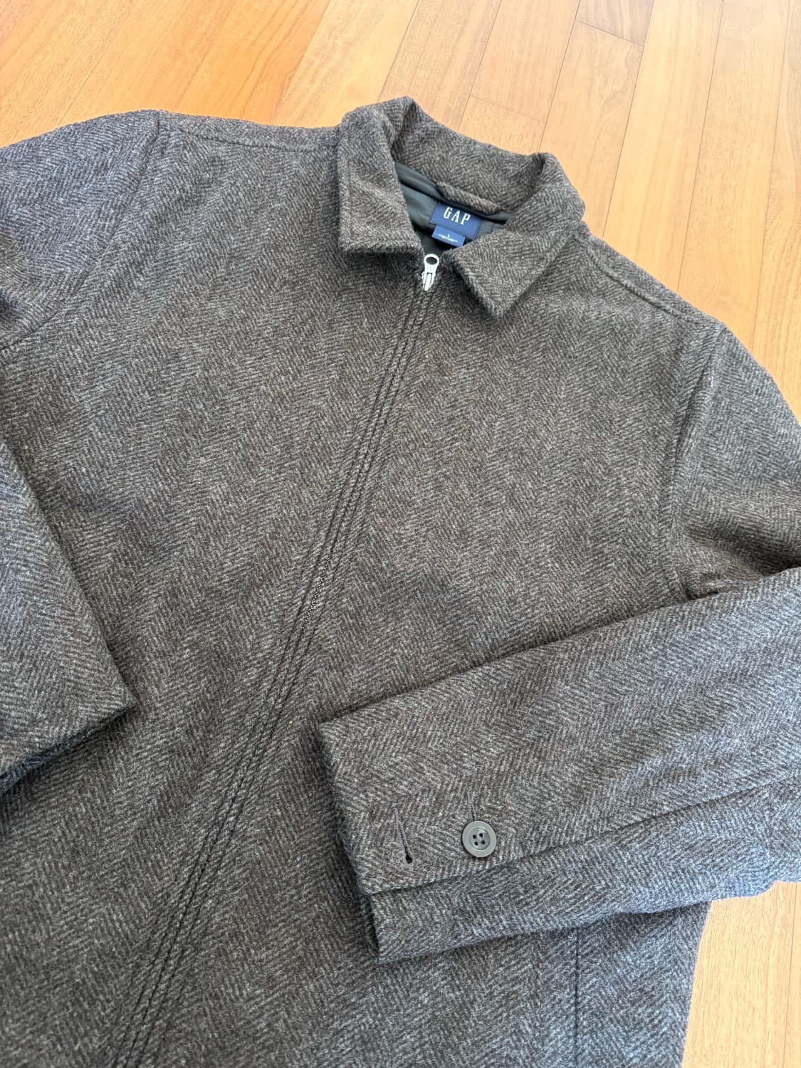 [L] 00‘s Gap padded 헤링본 자켓 상품이미지3