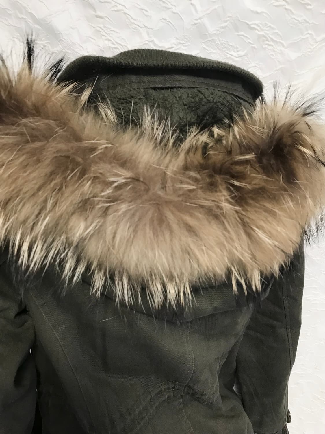 빈티지 00s y2k 라쿤퍼 후드 포켓 야상 점퍼 자켓 상품이미지5