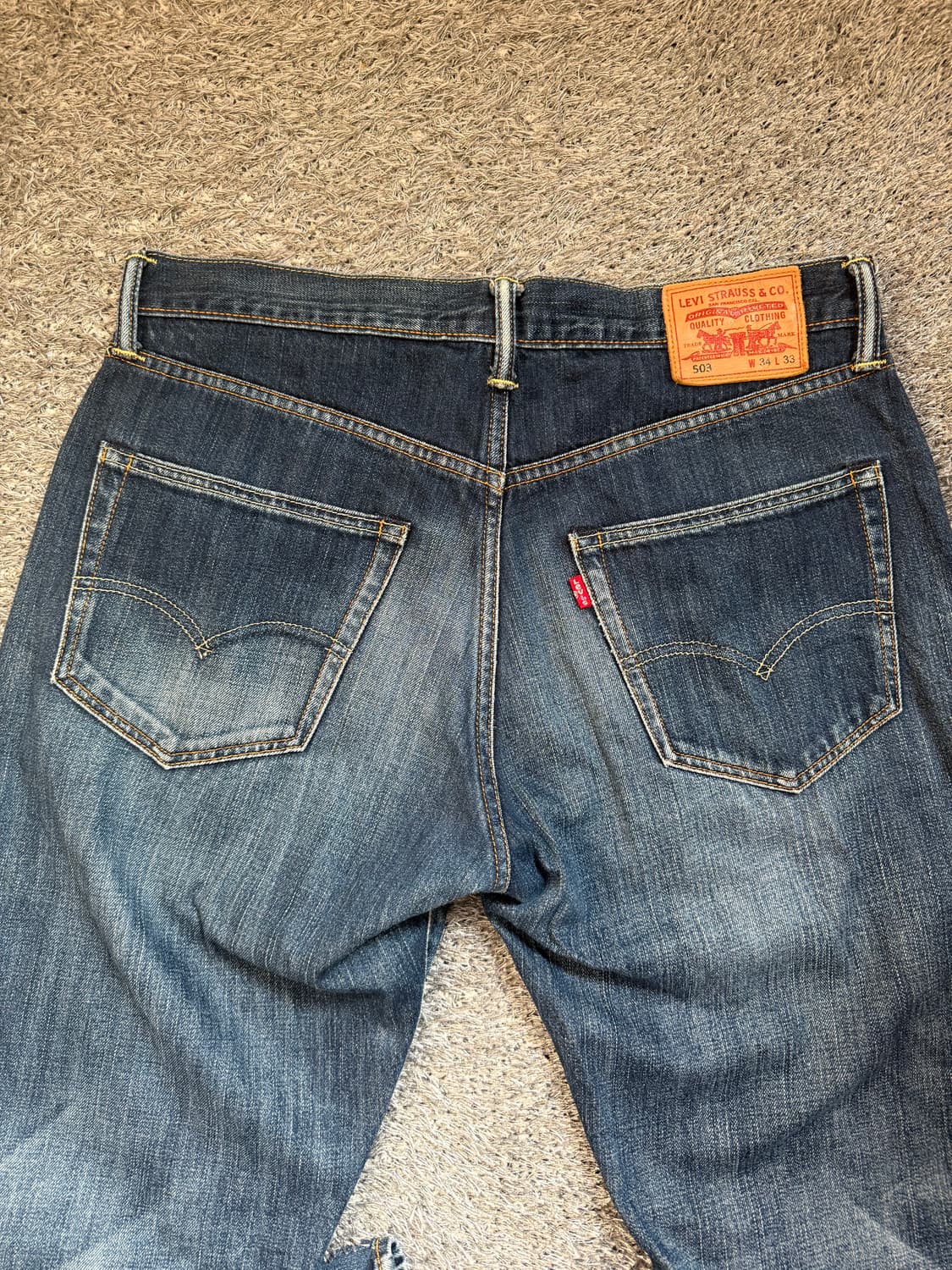 90s Levis 503 스트레이트 리바이스 데님 팬츠 상품이미지9