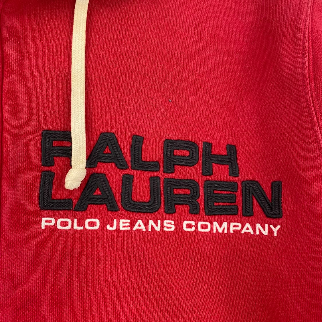 00s 폴로 자수 레드 후드 집업 (105) 상품이미지4