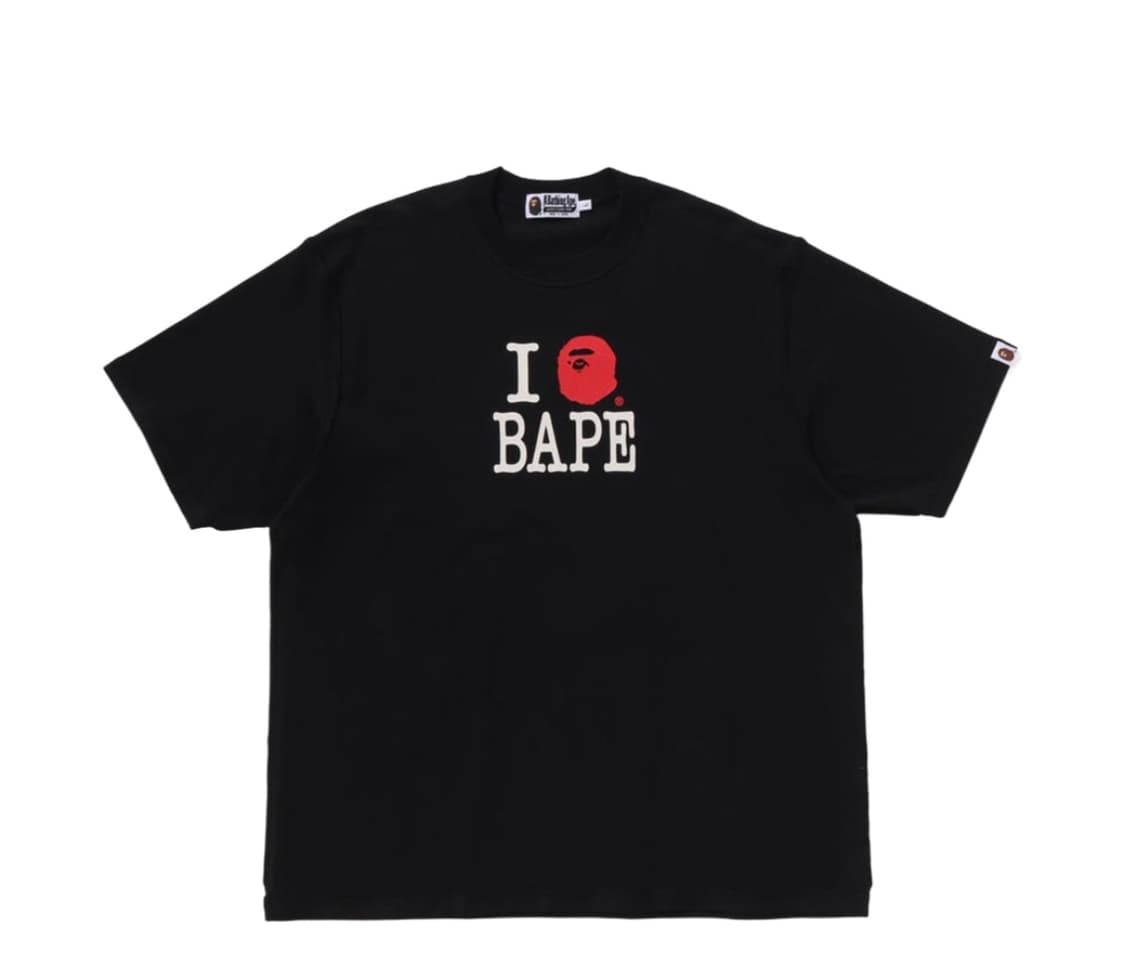 미개봉 새상품 [S] 베이프 로고 인사이드 아웃 릴렉스드 핏 티셔츠 상품이미지1