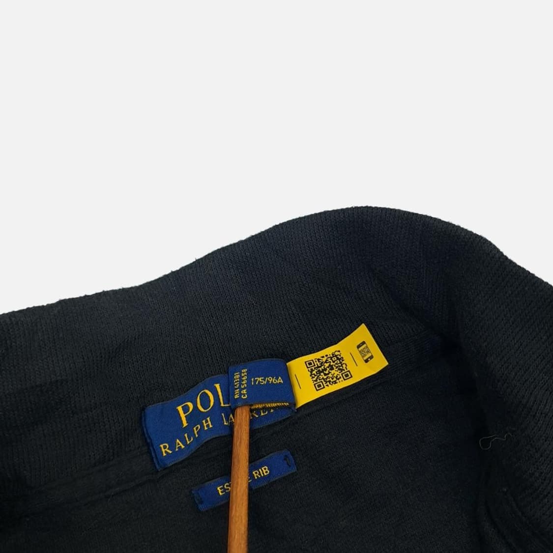 (CS706)M 폴로 블랙 하프집업 QR 니트 스웨터knit 상품이미지5