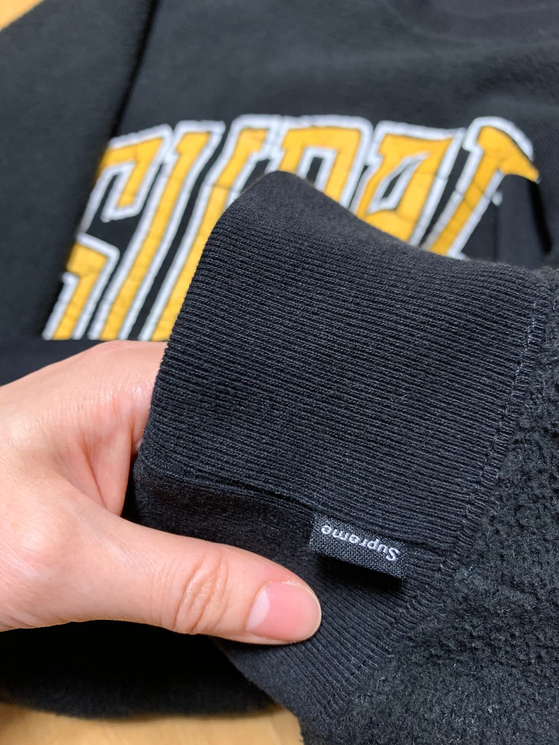 슈프림 인사이드아웃 크루넥 블랙M 상품이미지5