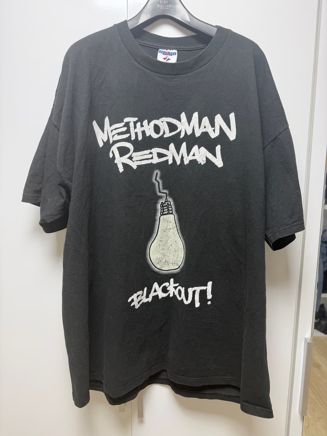 00s 우탱클랜 wutang methodman  블랙아웃 투어티셔츠2XL 상품이미지1