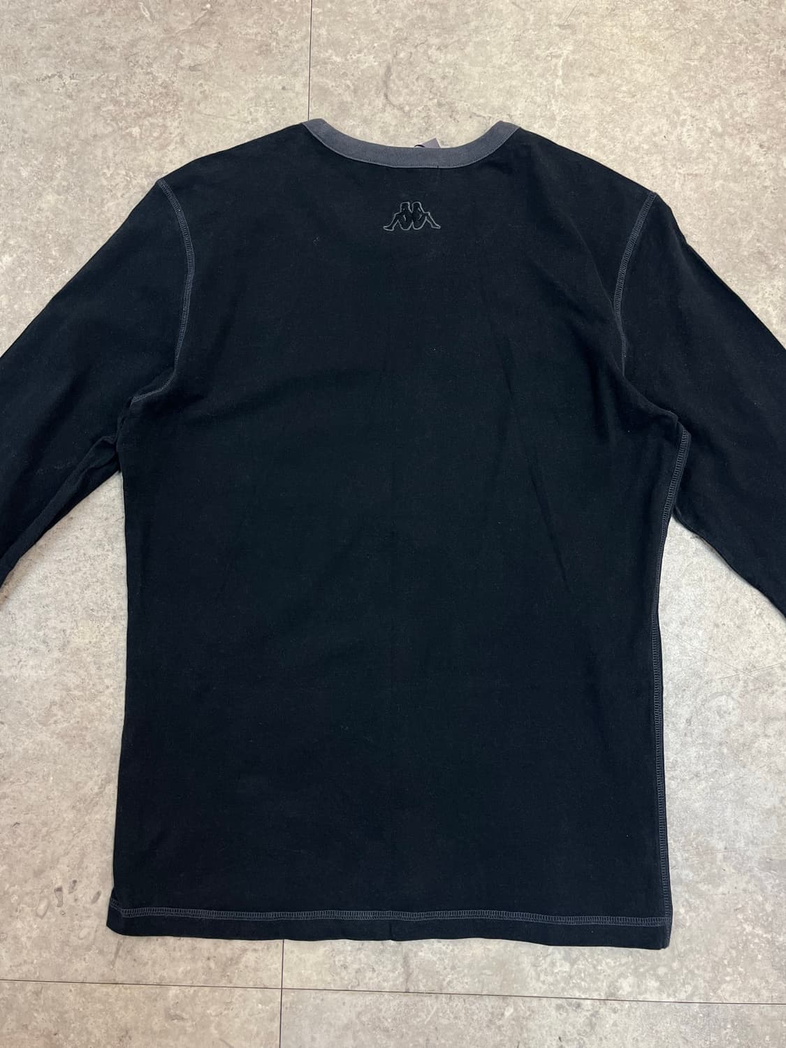 카파 프린팅 긴팔티 블랙 XL #csz2954 상품이미지6