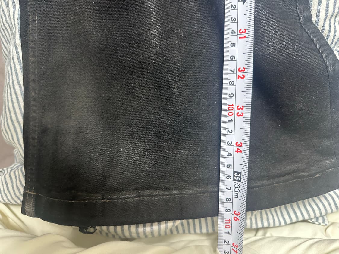 릭오웬스 맛 부츠컷 코팅 팬츠 상품이미지9