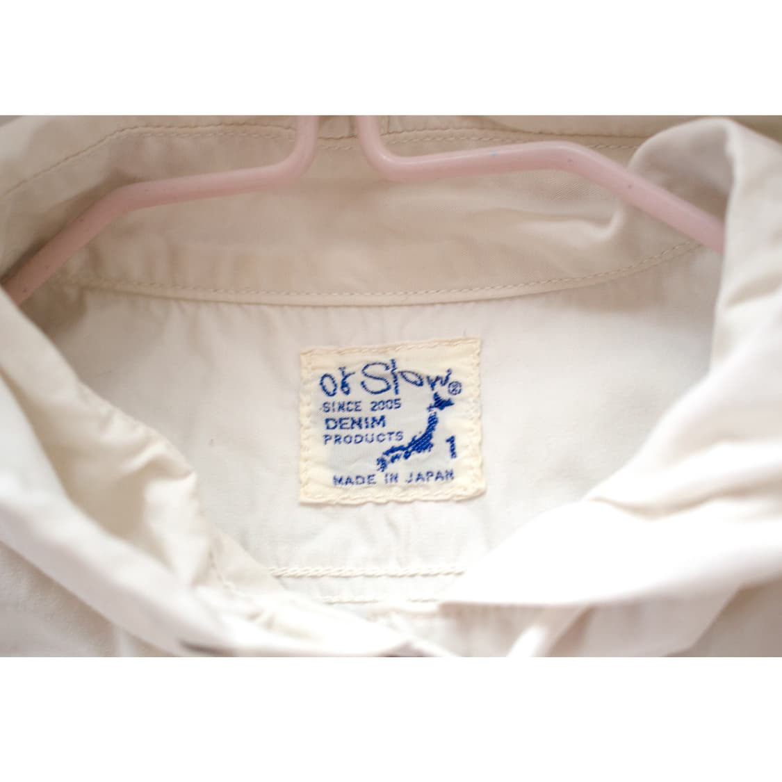 오어슬로우 크림 후드 셔츠  상품이미지10