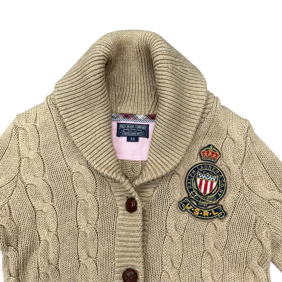 폴로진스 여성 숄카라 가디건 상품이미지2