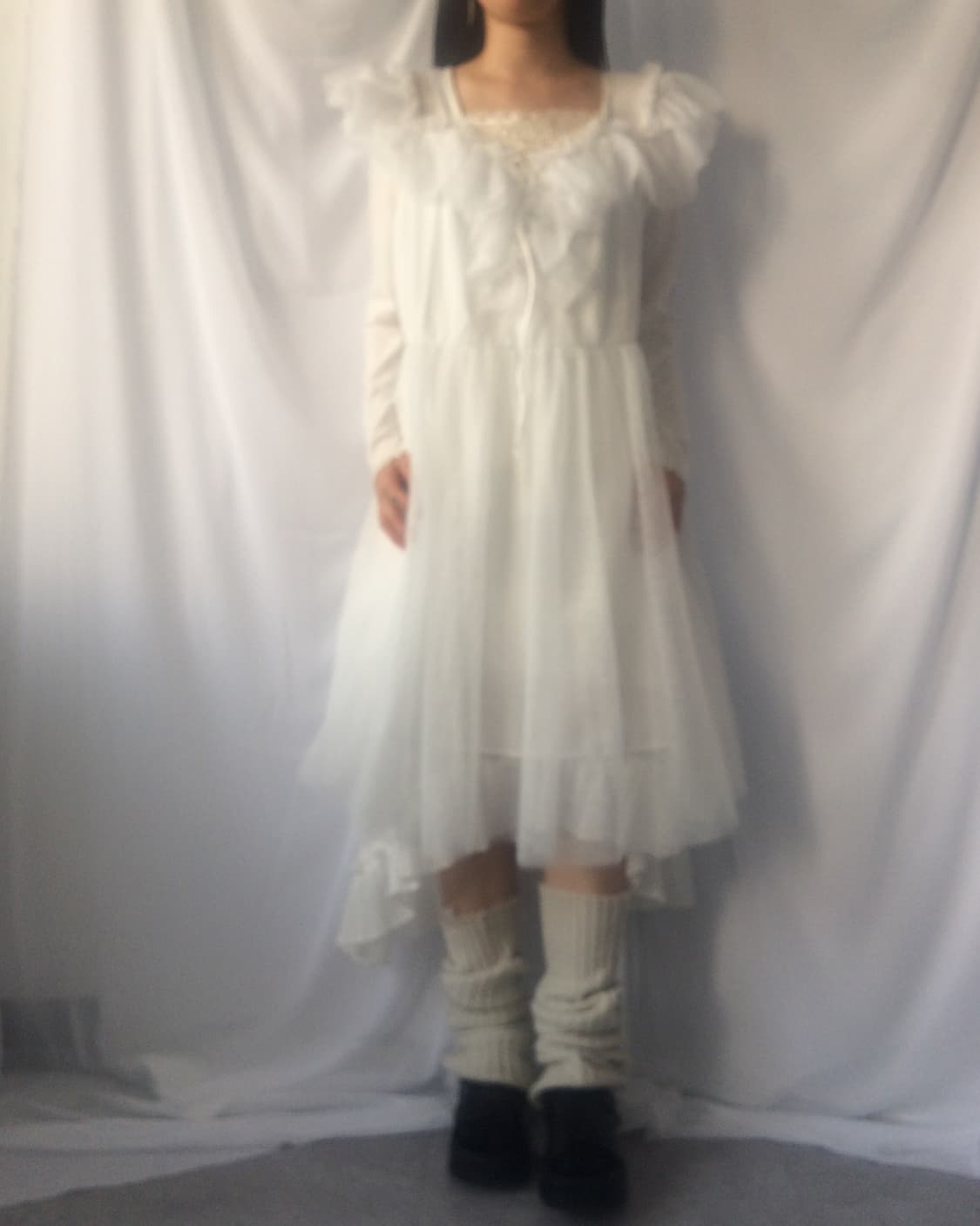 Ruffle lace onepieece 상품이미지5