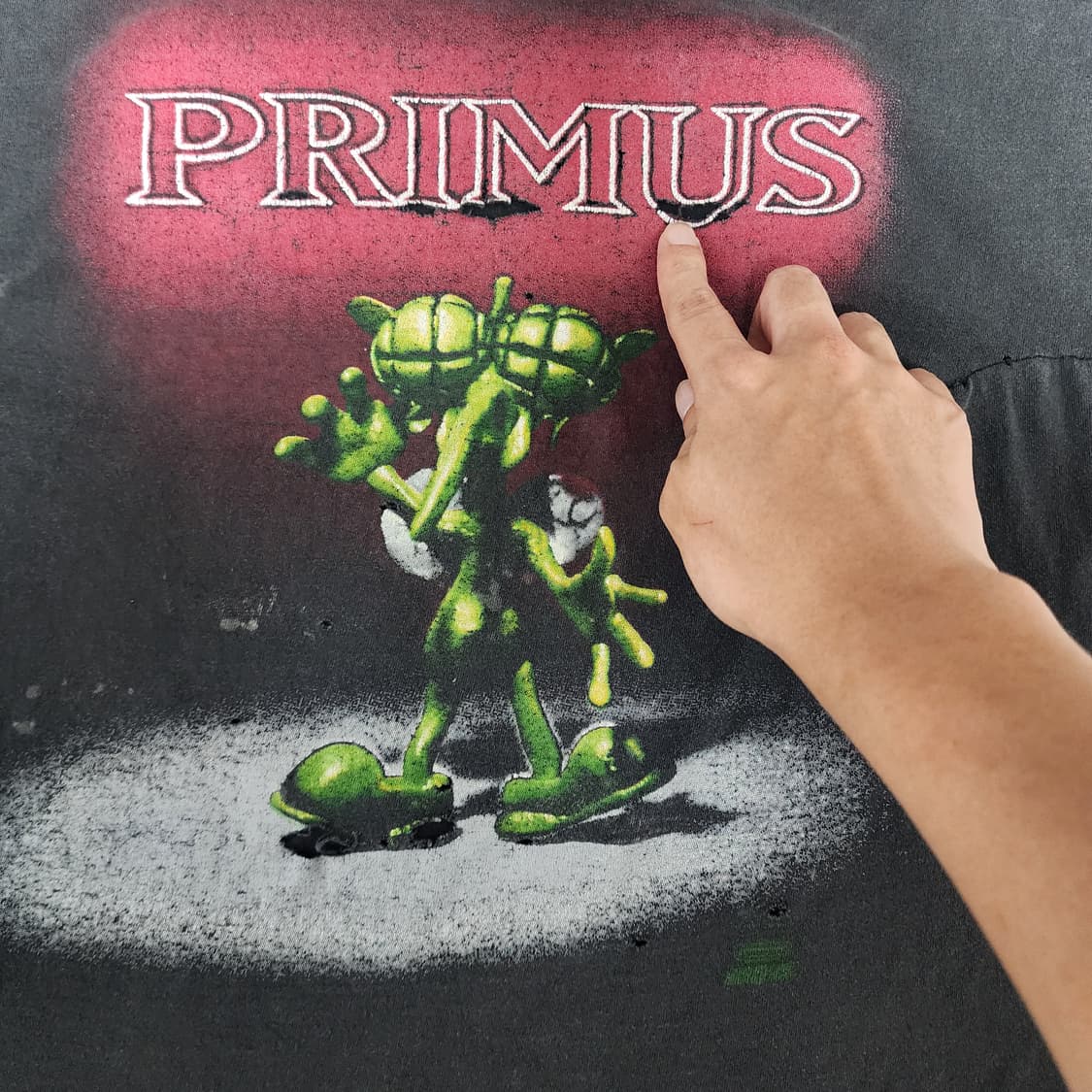 [XL] 90s 프라이머스 PRIMUS 빈티지 밴드티 - 트래쉬드 컨디션 상품이미지3