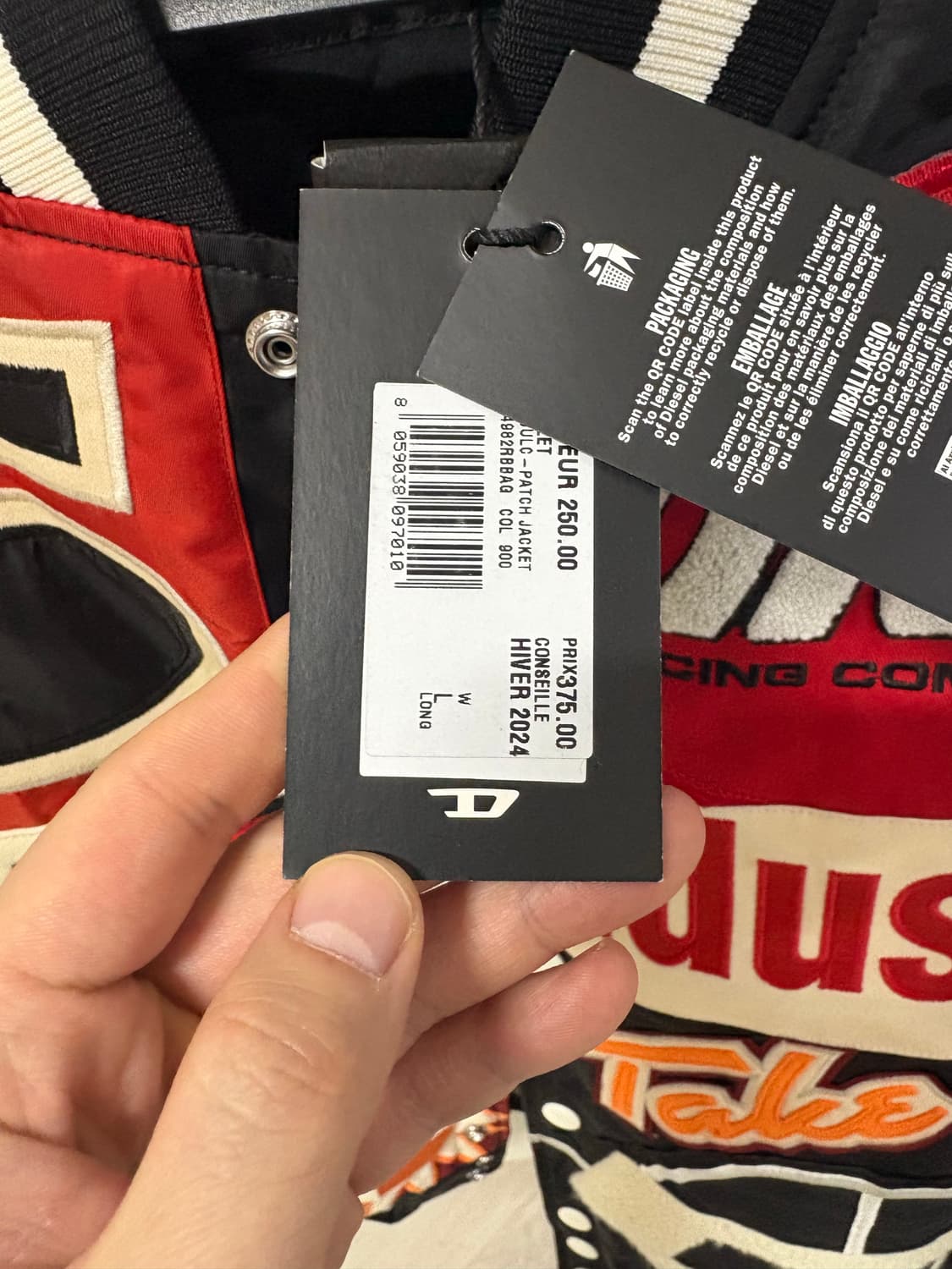 디젤 자켓 새상품 L사이즈 팝니다 상품이미지3