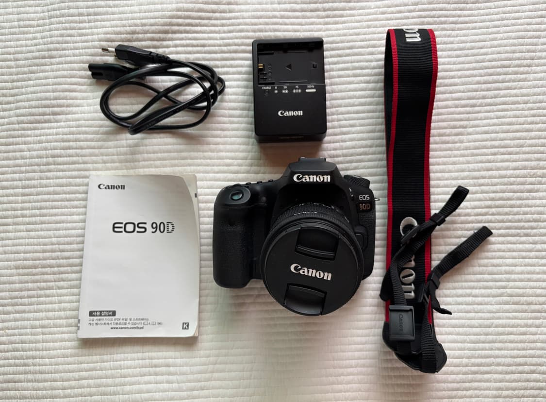 캐논 EOS 90D + EFS 18-55mm 카메라 세트 상품이미지1
