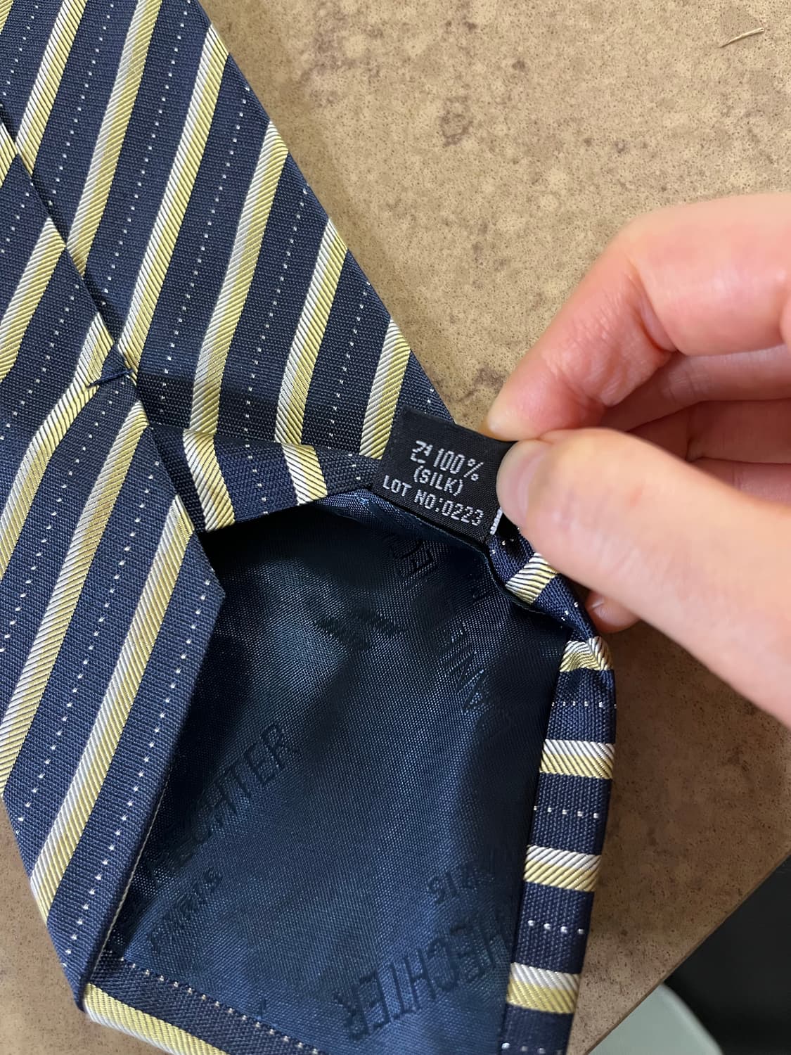 (새상품) DANIEL HECHTER 다니엘 에스떼 실크 넥타이 상품이미지4