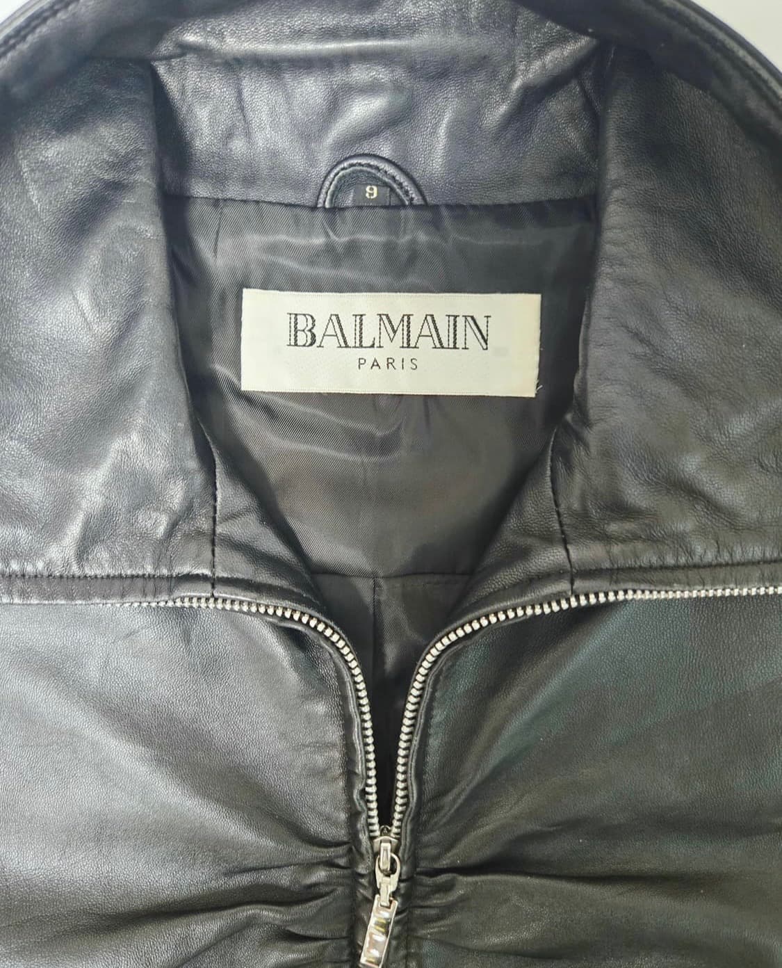 발망 양가죽 하이넥 레더자켓 점퍼 상품이미지7