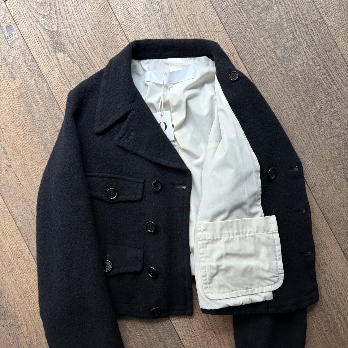 Sculpted Pocket Detail Double Jacket 상품이미지7