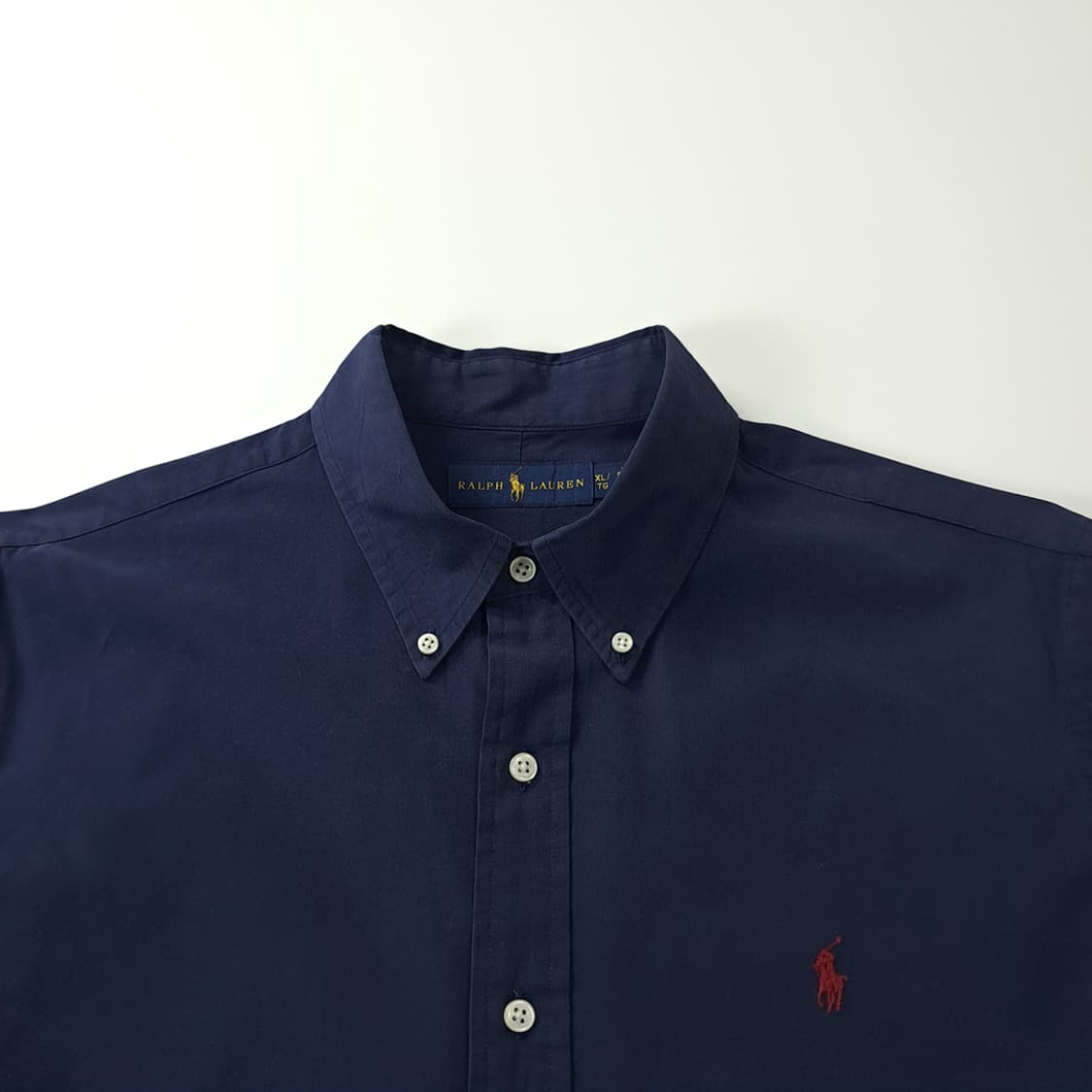 CK524 XL 폴로 90s 버튼다운 로얄네이비 셔츠 남방 상품이미지2