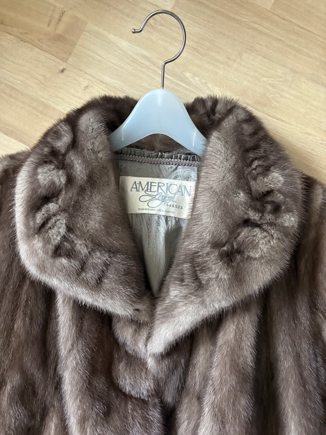 그레이빛 밍크코트 리얼퍼코트 상품이미지7