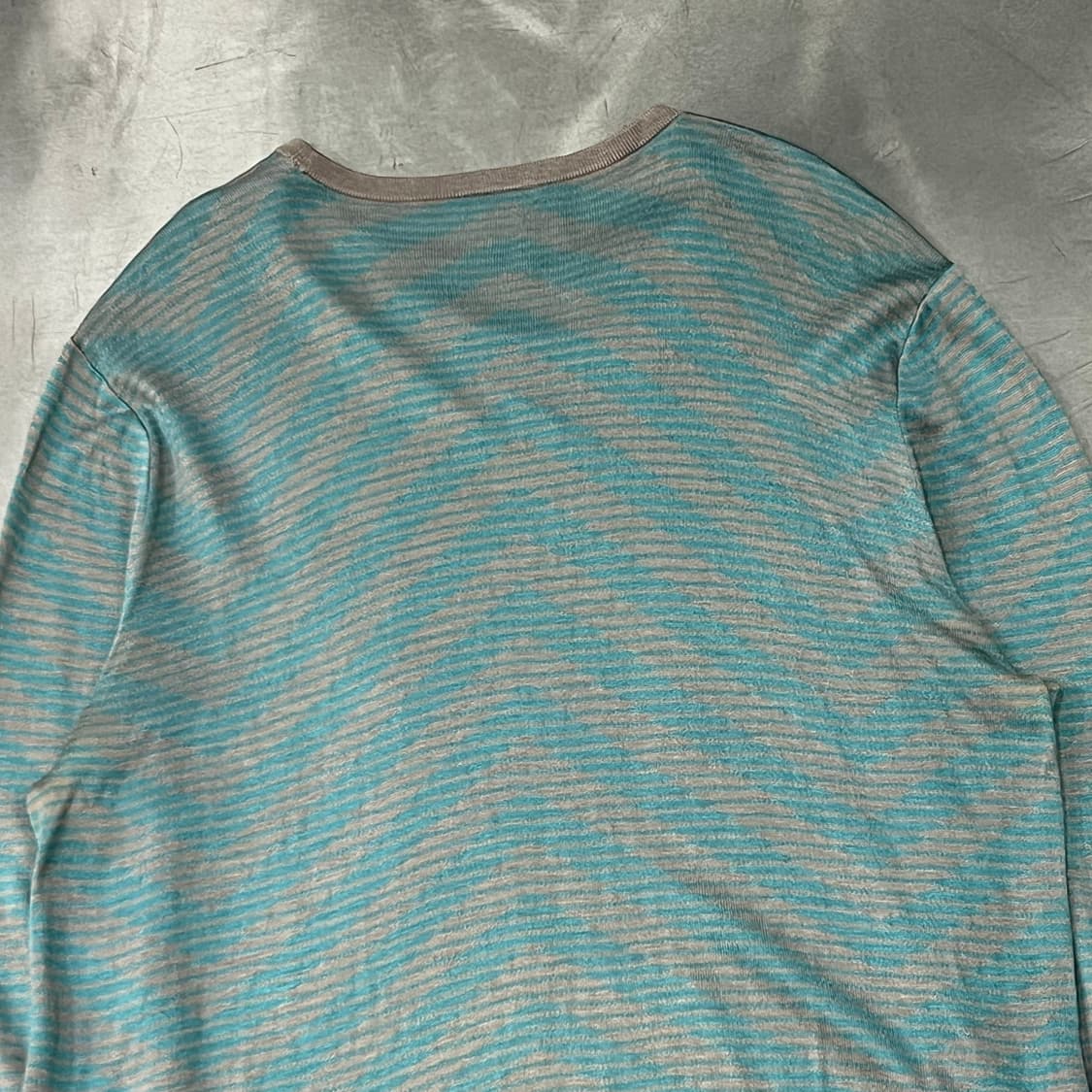  아르마니 꼴레지오니 스트라이프 패턴 니트 y15115 상품이미지4