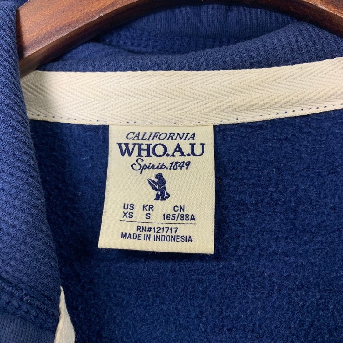 후아유 y2k 와투케 스펠아웃 후드집업 상품이미지6