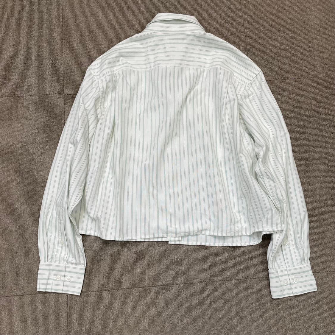 uniqlo jw앤더슨 스트라이프 크롭 셔츠 m  상품이미지5
