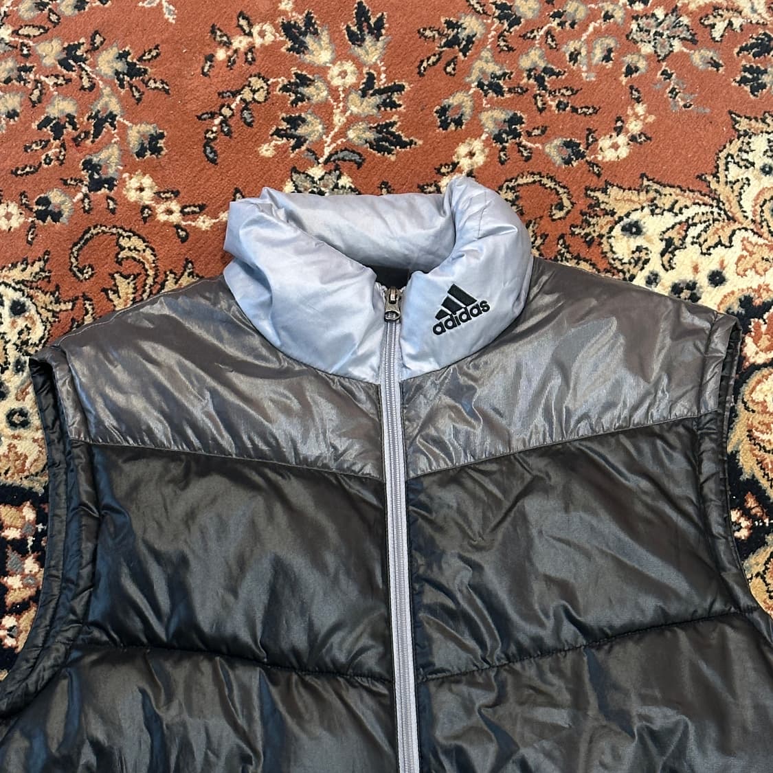 아디다스 패딩 조끼 넥로고 (L) 베스트 상품이미지3