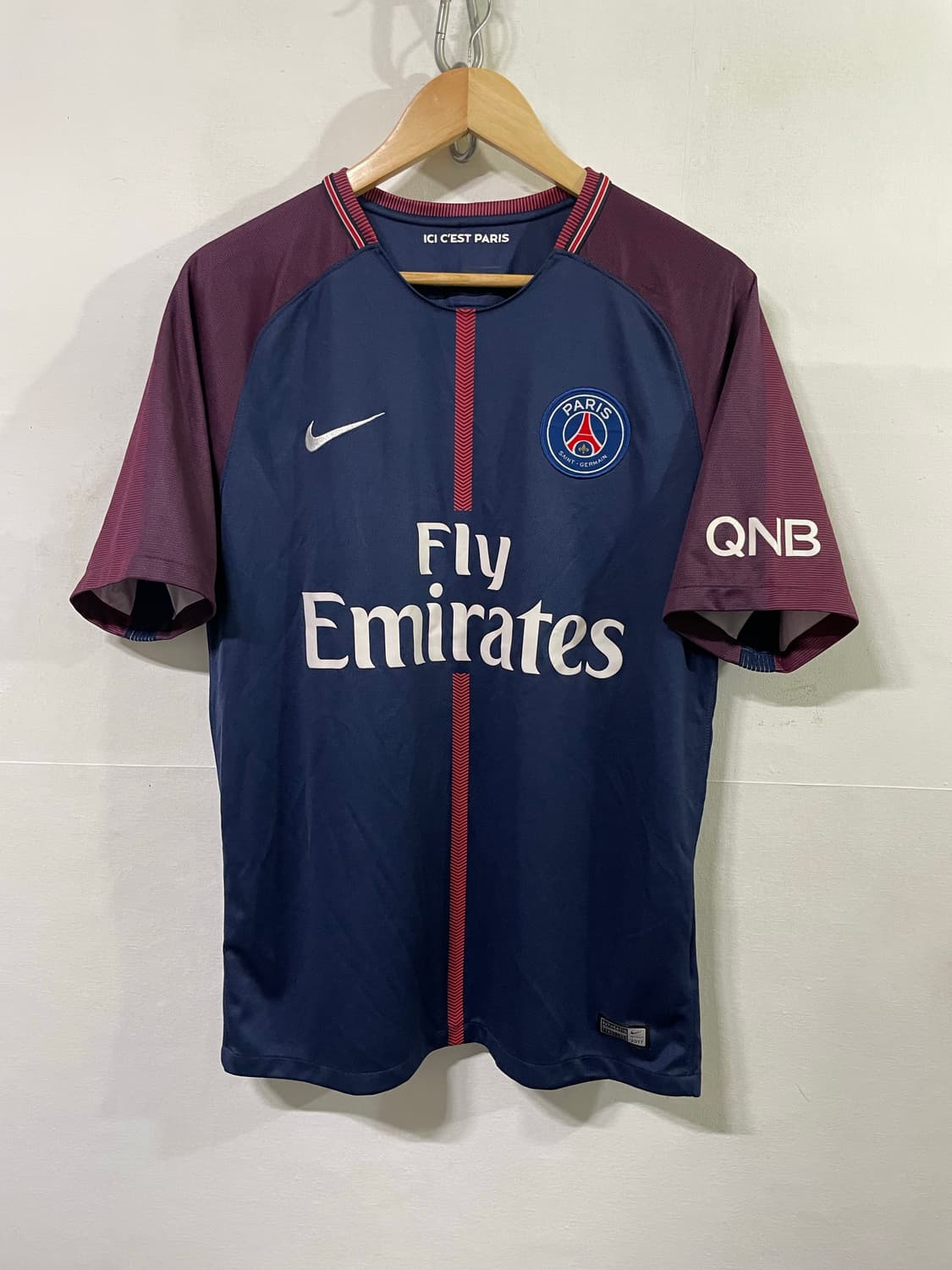 나이키 17-18 PSG 파리생제르망 No.10 네이마르 유니폼 해외 L 상품이미지1