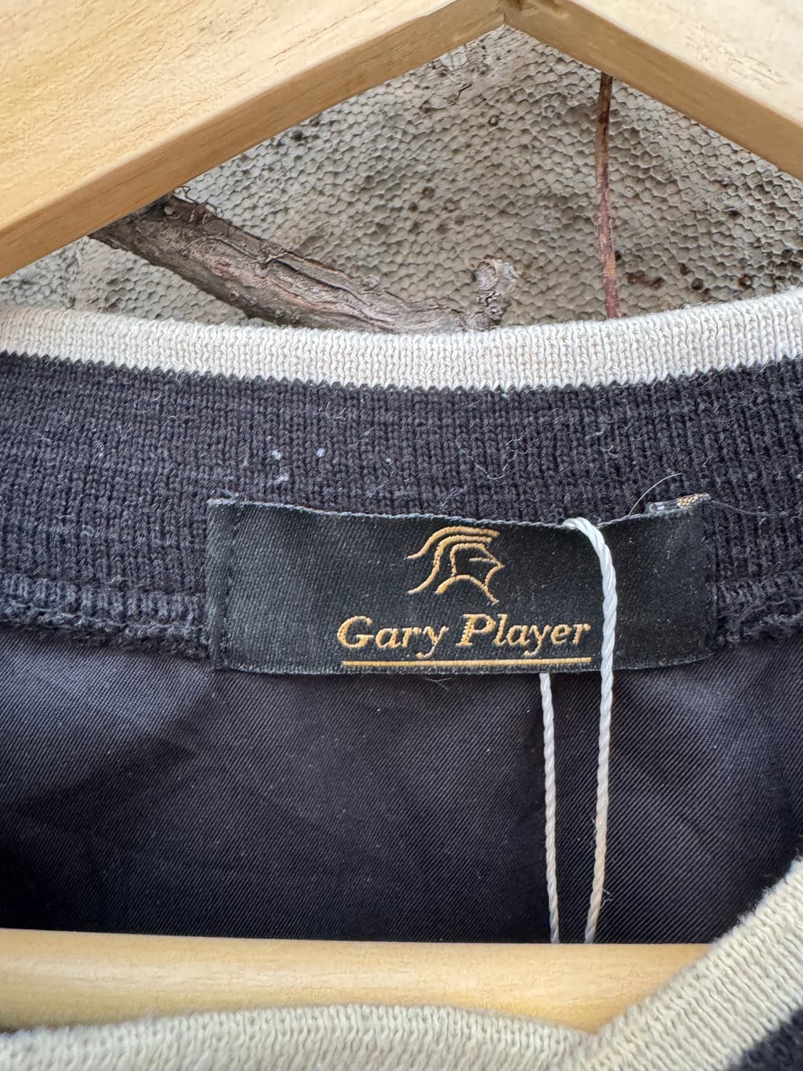 Gary player 빈티지 스포츠 축구 골프 웜업 져지 바람막이 블랙 상품이미지4