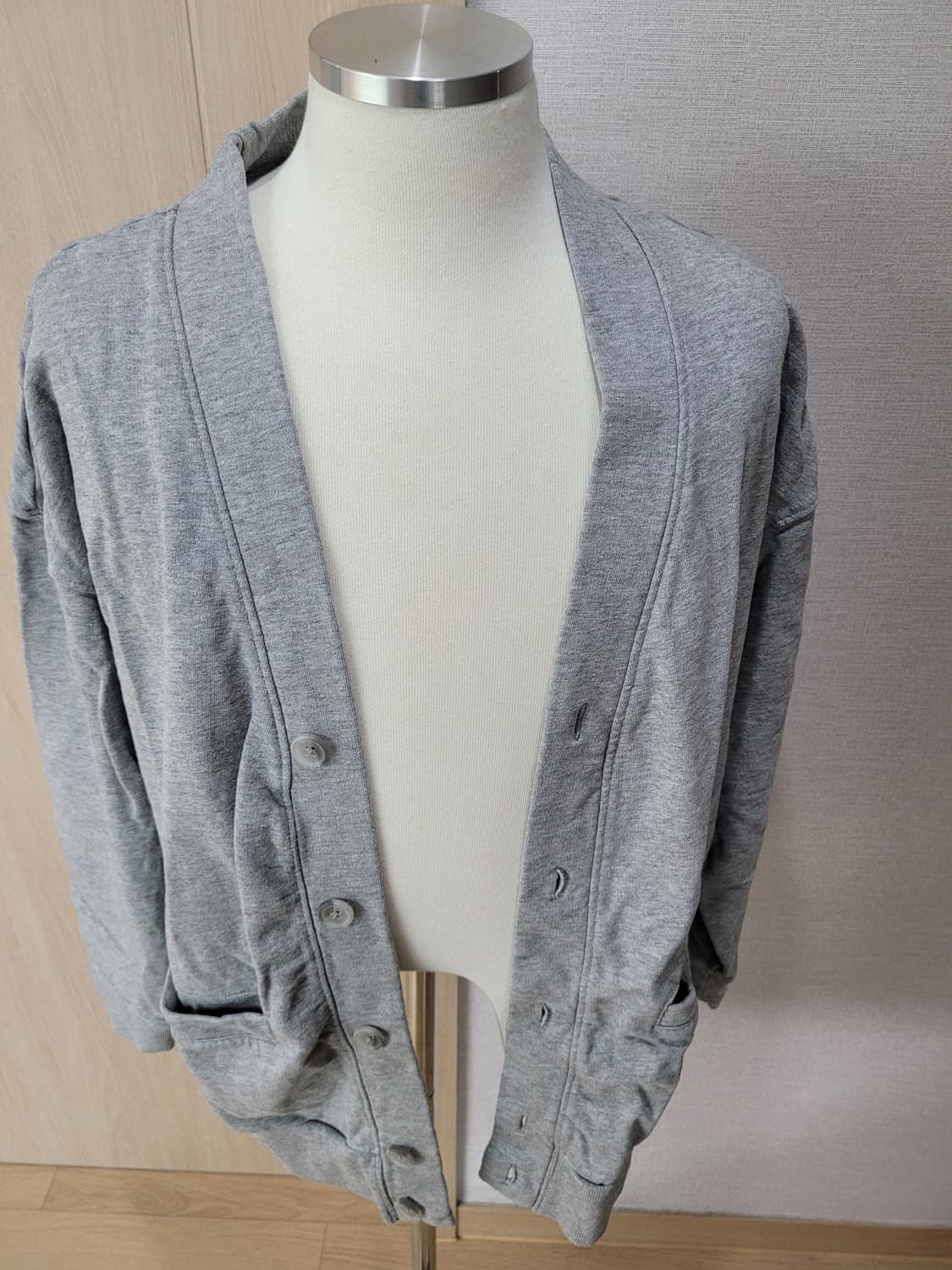 스파오 SPAO 남자 가디건 XL 그레이 상품이미지7
