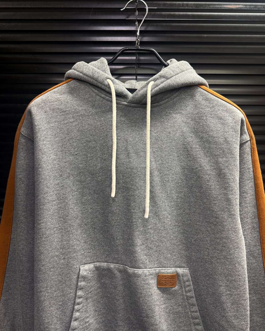 디키즈 된장 어깨 라인 스웻 후드 티셔츠 S 90 워크 브라운 카멜 회색 상품이미지3