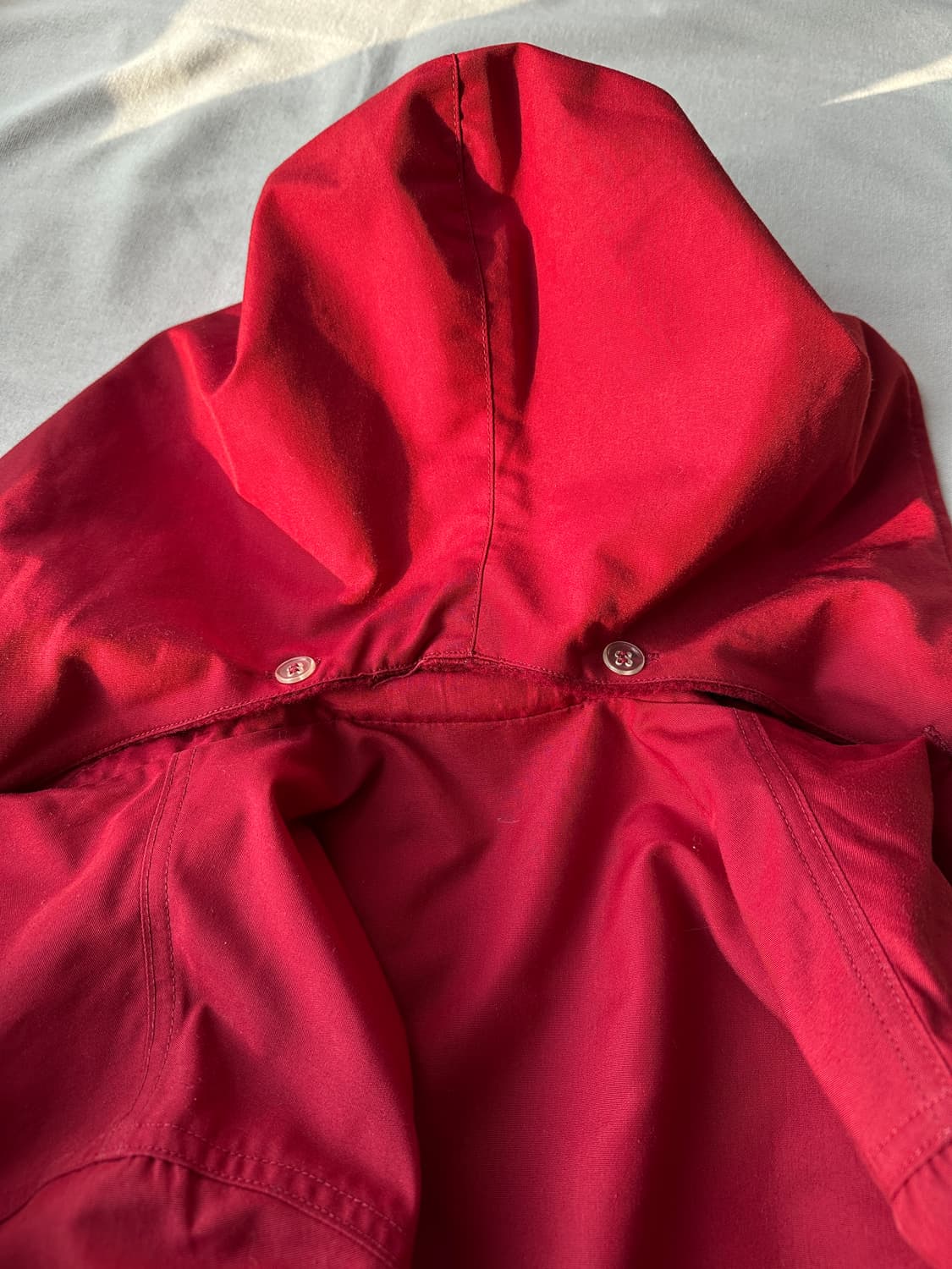 런던포그 후디드 코트 버건디 8 REG 상품이미지10