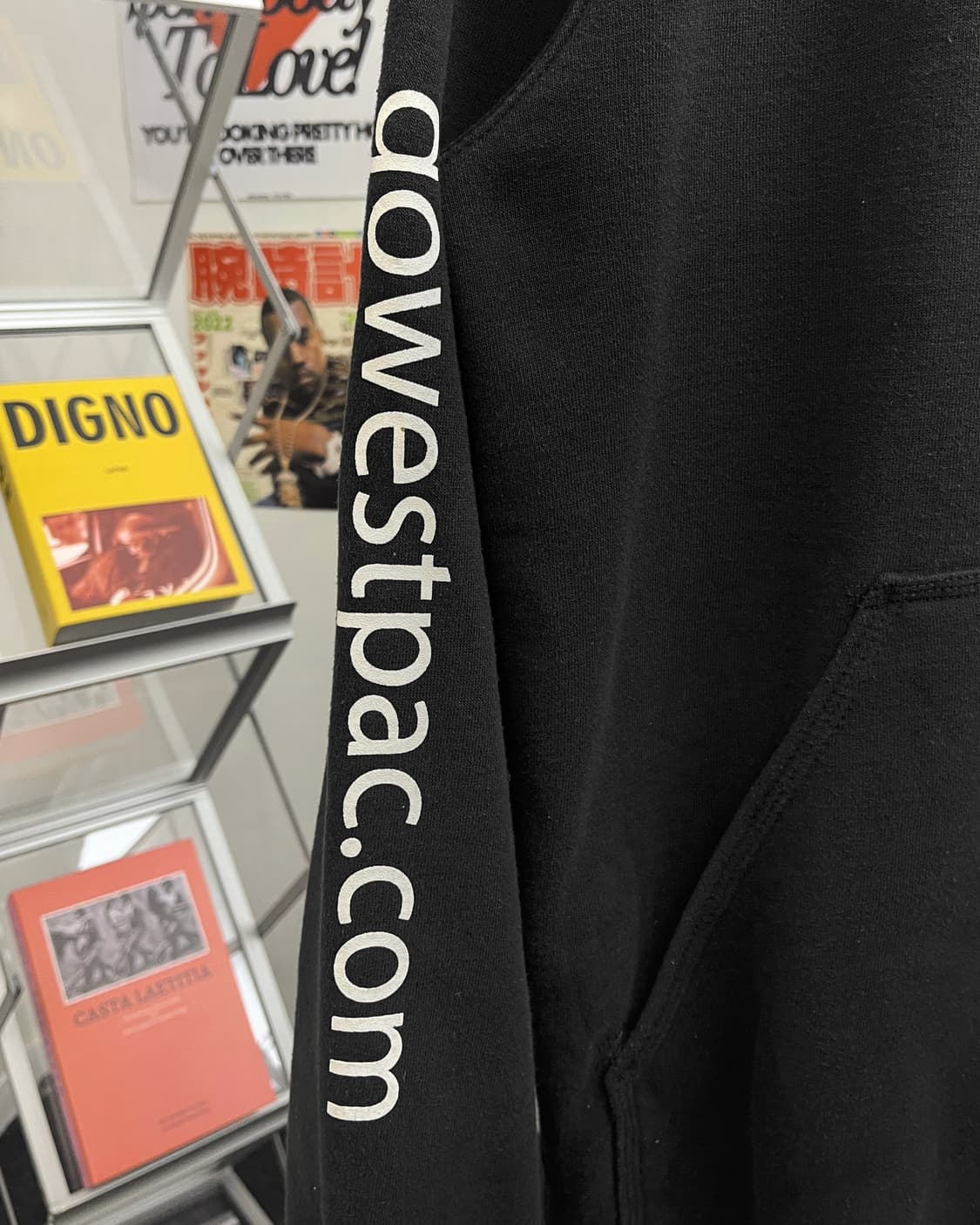 칼하트 컬리지 로고 블랙 후드티 상품이미지6