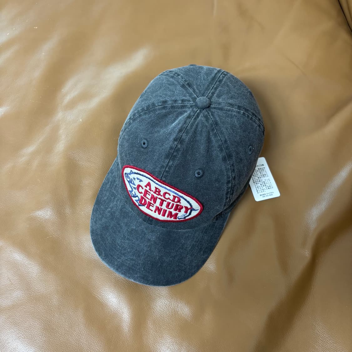 Kapital 캐피탈 오사카 한정 6패널 볼캡 모자 워시드 블랙 상품이미지5