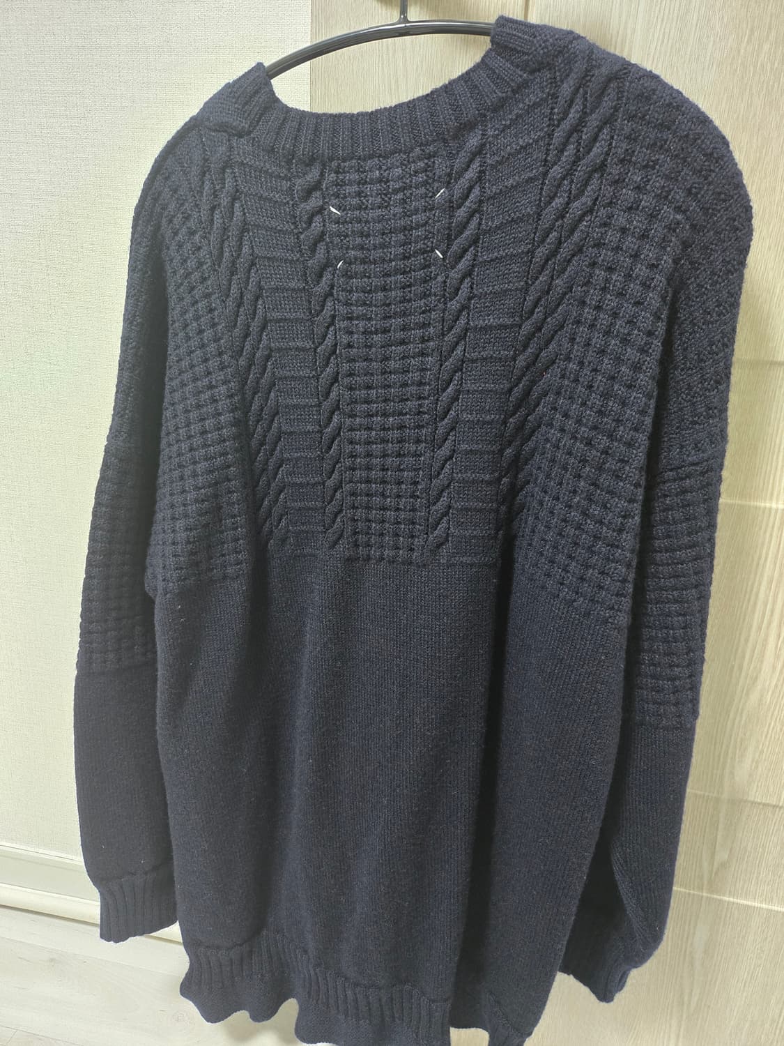 메종 마르지엘라 4 스티치 니트 네이비 상품이미지4