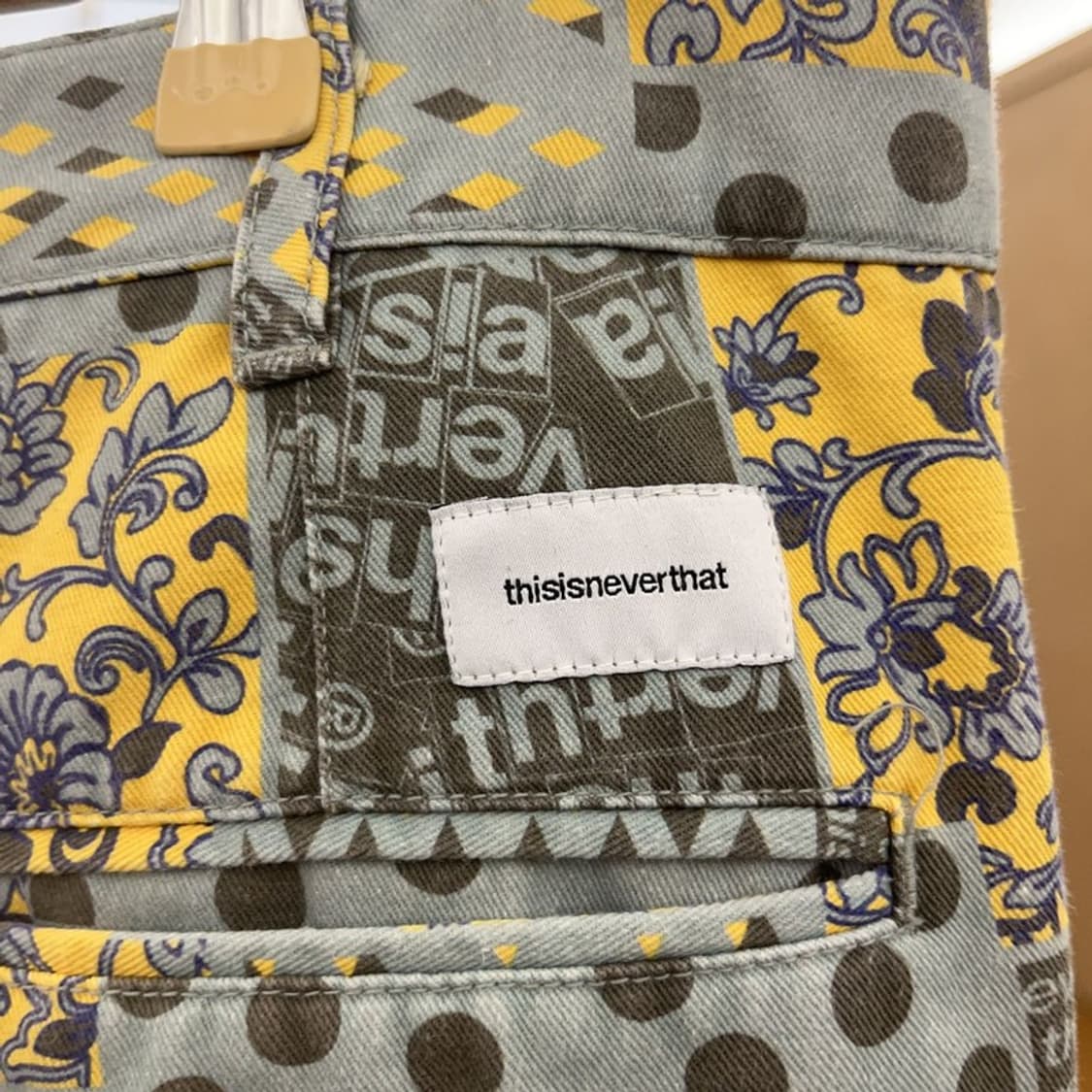 디스이즈네버댓 크레이지 키치 프린팅 워크 코튼팬츠 M C09213 상품이미지5