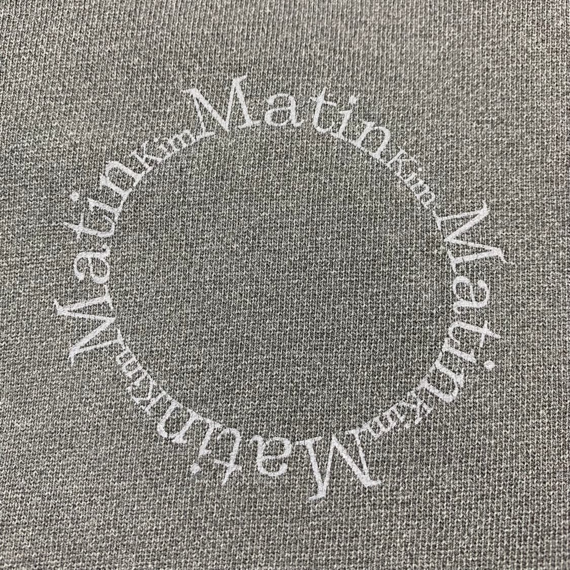 마뗑킴 써클로고 피그먼트 2way 후드집업 차콜 상품이미지3