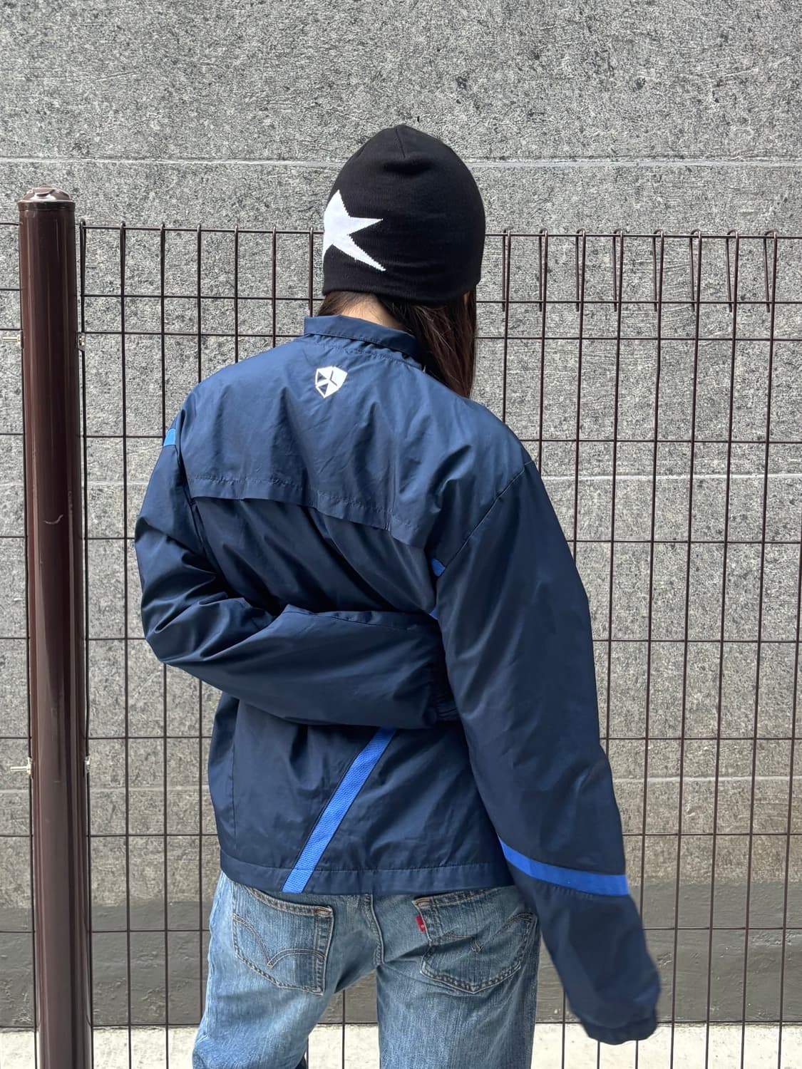 나이키 네이비 블루 바람막이 상품이미지5