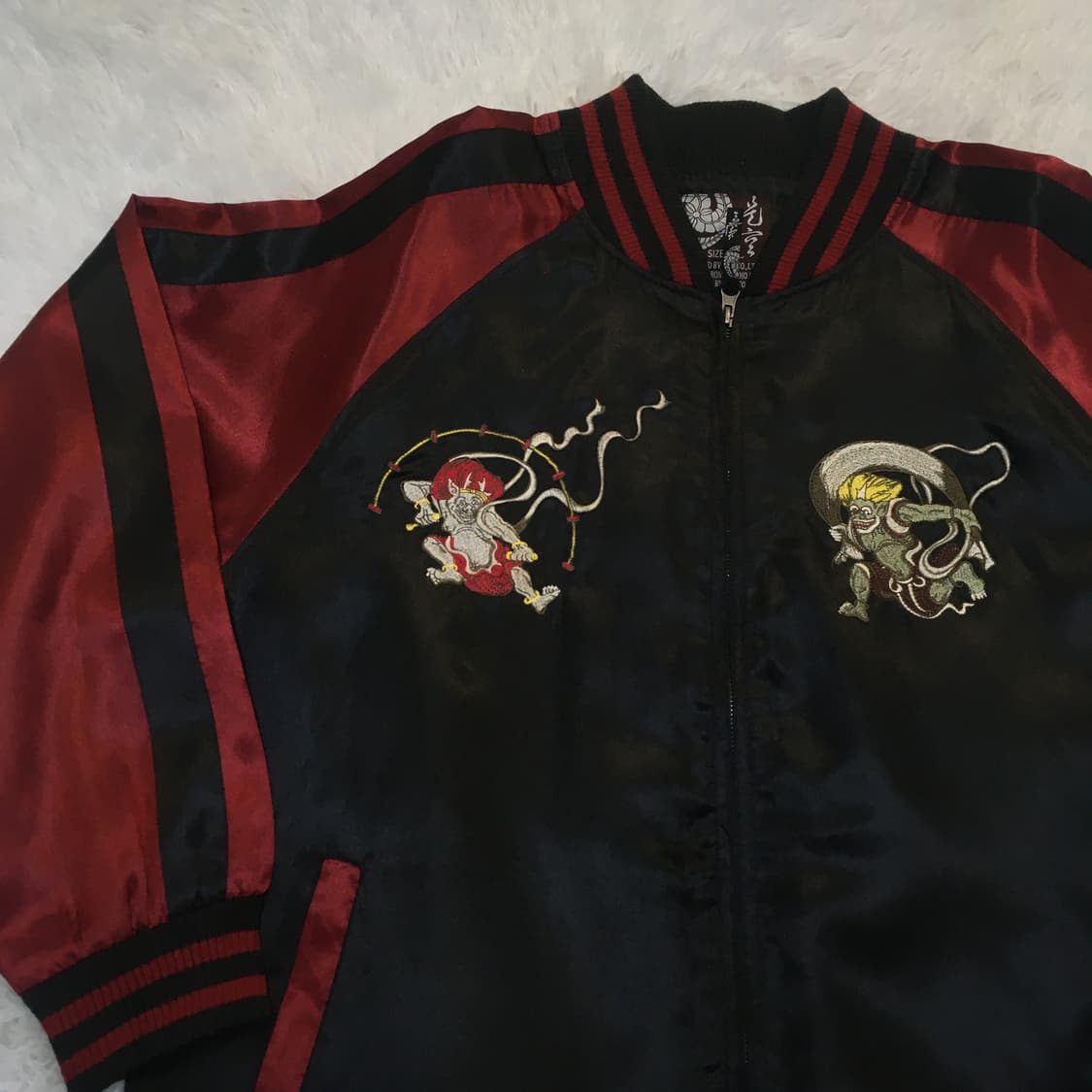 빈티지 풍신뇌신 스카쟌 764 y2k 스트릿 갸루 펑키 일본빈티지 상품이미지8