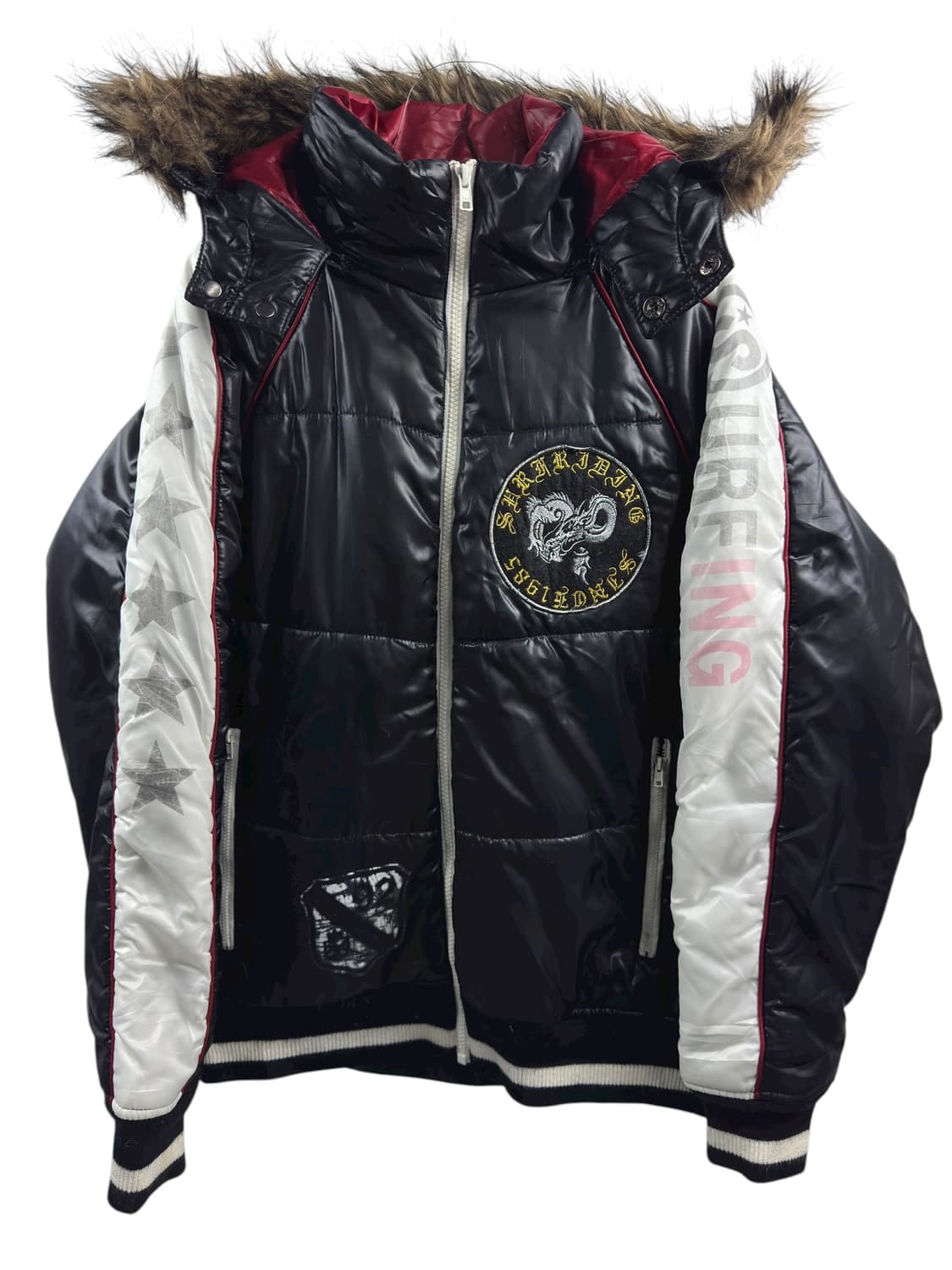 JPN Y2K 오리엔탈 레터링 패딩1262 상품이미지1