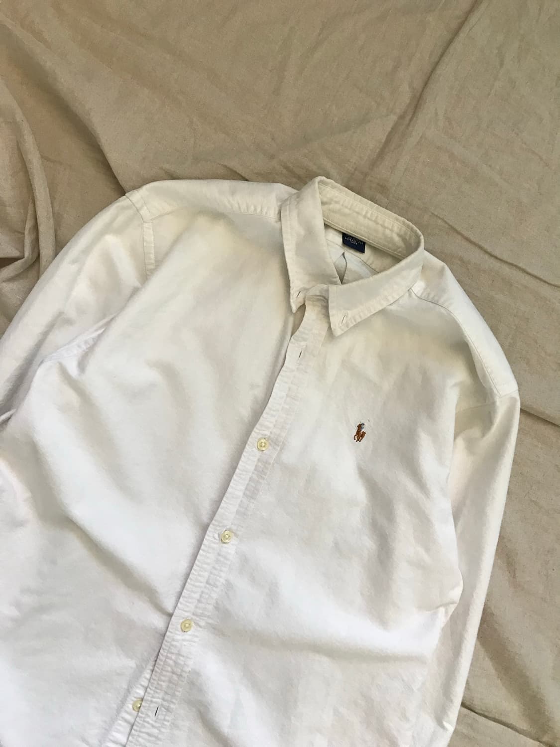 폴로 랄프로렌 포니 로고 화이트 셔츠 상품이미지6